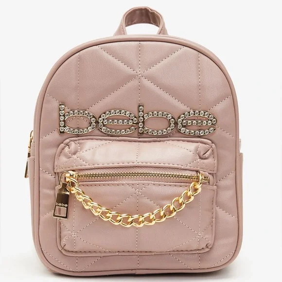 bebe | Bags | Bebe Mauve Zaza Quilted Backpack Nwt Bg3 